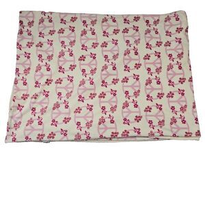 Thro By Marlo Lorenz Throw Blanket 50x70 Inches‎ Pink Peace Sign Flowers
